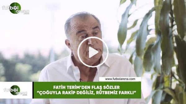 Fatih Terimden flaş sözler! "Çoğuyla rakip değiliz, rütbemiz farklı"