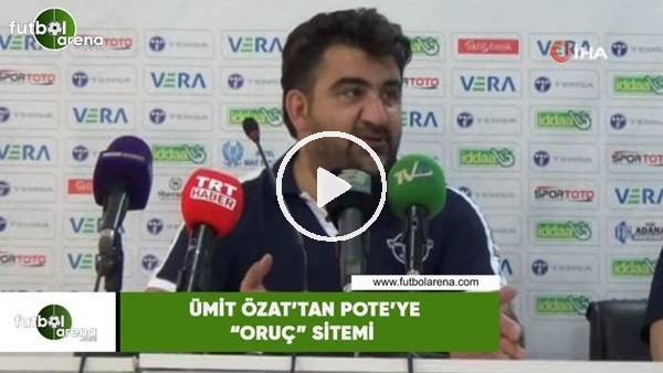 Ümit Özat'tan Pote'ye "oruç" sitemi