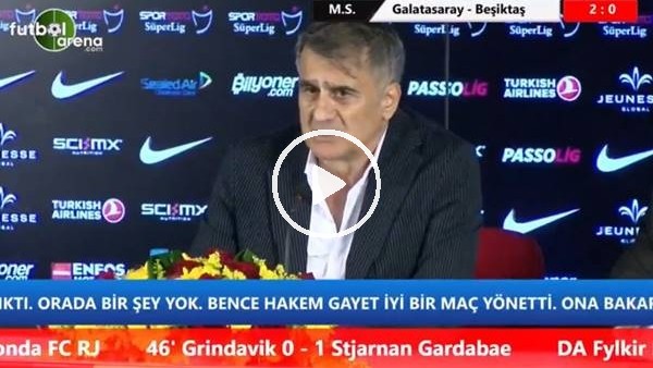 Şenol Güneş: "Gökhan Gönül'ün değişikliği bizim için olumsuzluk oldu"