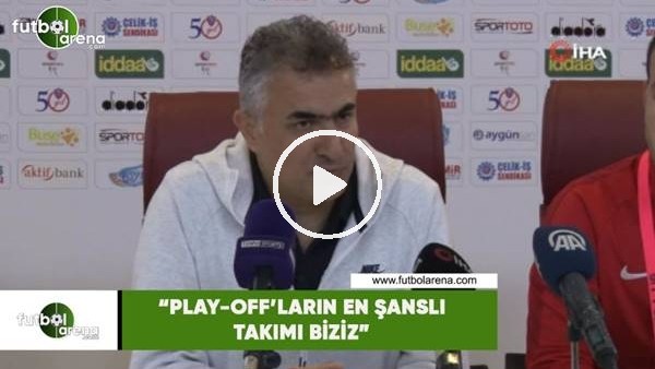 Mehmet Altıparmak: "Play-off'ların en şanslı takımı biziz"