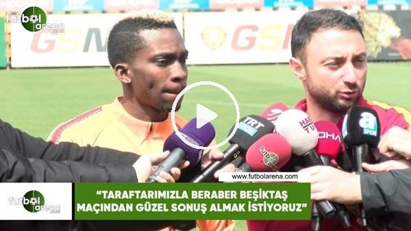 Onyekuru: "Taraftarımızla beraber Beşiktaş maçından güzel sonuç almak istiyoruz"