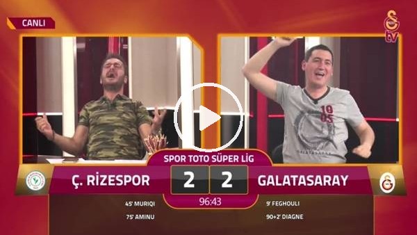 GS TV spikerleri Diagne'nin golünde çıldırdı