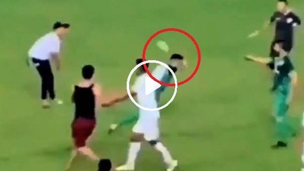 Irak'da olaylı maç! Rakip takıma saldırdılar