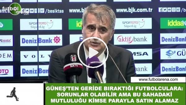 Şenol Güneş'ten geride bıraktığı futbolculara: "Sorunlar olabilir ama bu sahadaki mutluluğu kimse parayla satın alamaz"