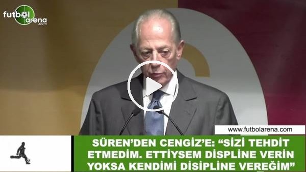 Faruk Süren'den Mustafa Cengiz'e sert yanıt