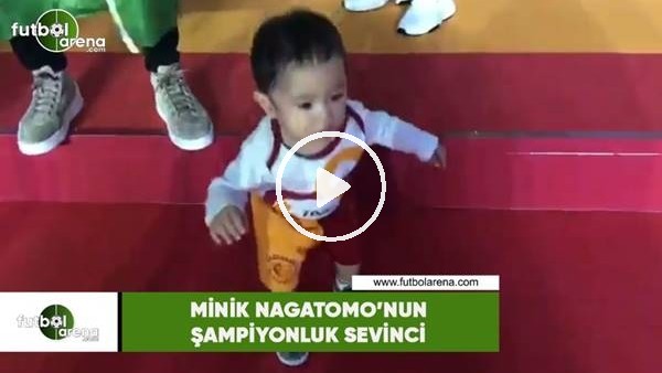 Minik Nagatomo'nun şampiyonluk sevinci