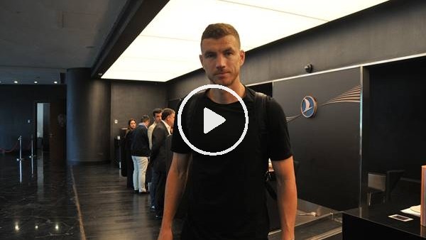 Edin Dzeko tatil için Türkiye'de