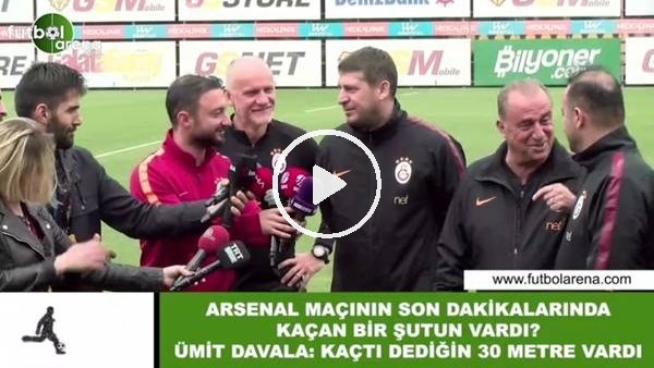 Ümit Davala espriyi patlattı! "Kaçan şut dediğin 30 metre vardı..."