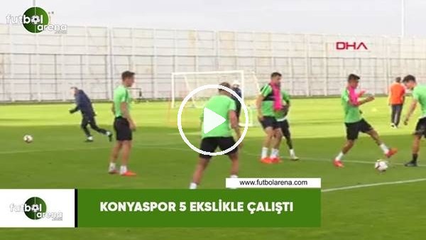 Konyaspor 5 eksikle çalıştı