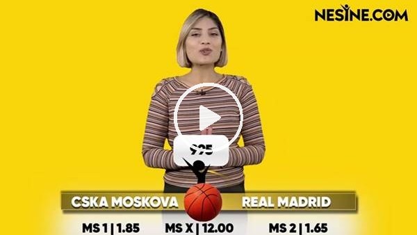 CSKA Moskova - Real Madrid TEK MAÇ Nesine'de!