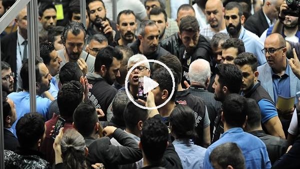 Beşiktaş Genel Kurulu'nda ortalık karıştı