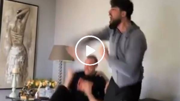Gökhan  Zan şampiyonuk golünden sonra çıldırdı