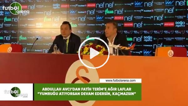 Abdullah Avcı'dan Fatih Terim'e ağır laflar! "Yumruğu atarsan devam edersin, kaçmazsın!"