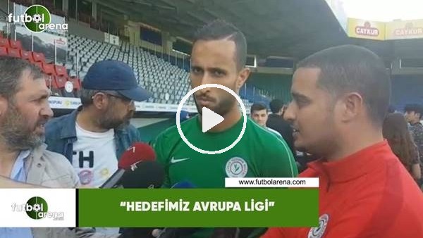 Mohamed Aberhoun: "Hedefimiz Avrupa Ligi"