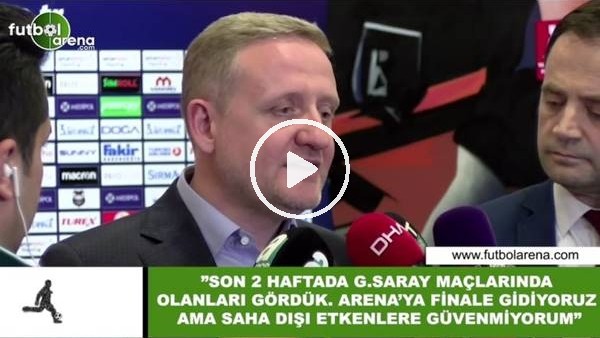 Göksel Gümüşdağ: "Son 2 haftada Galatasaray maçlarında olanları gördük.."