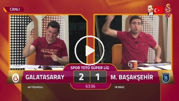 Onyekuru'nun golünde GS TV spikerleri