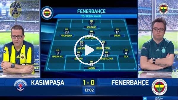 Kasımpaşa'nın golünde FB TV spikerleri