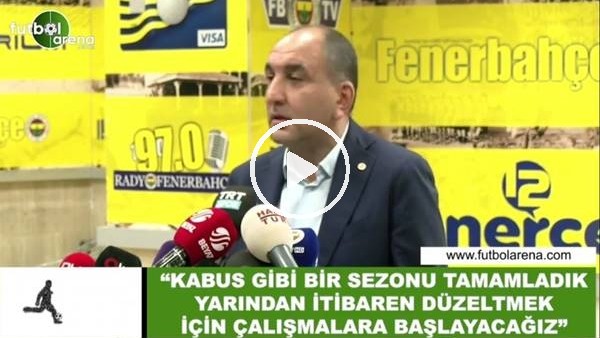 Semih  Özsoy: "Kaus gibi bir sezonu tamamladık yarından itibaren düzetlmek için çalışmalara başlayacağız"