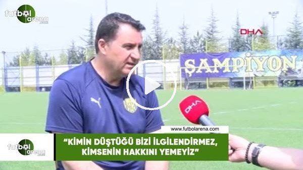 Mustafa Kaplan: "Kimin düştüğü bizi ilgilendirmez, kimsenin hakkını yemeyiz"