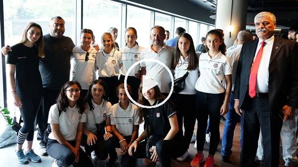 Beşiktaş'ta bayramlaşma töreni