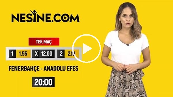 Fenerbahçe  - Anadolu Efes TEK MAÇ Nesine'de!