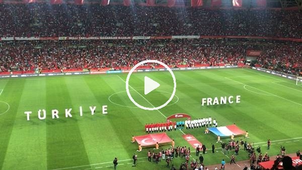 Türkiye - Fransa maçında tribünler