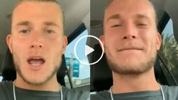 Loris Karius'un keyfi yerinde