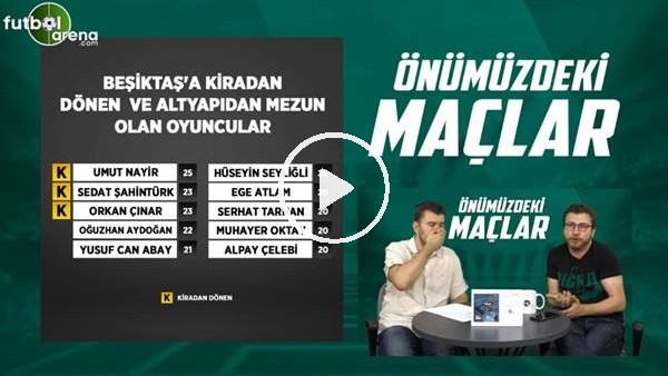 Beşiktaş altyapısından A takıma hangi oyuncular yükselir? Uğur Karakullukçu yorumladı..
