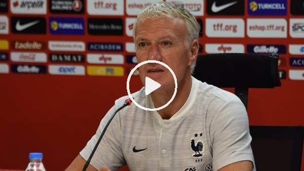 Didier deschamps basın toplantısı düzenledi