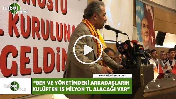Erol Bedir: "Ben ve yönetimdeki arkadaşların kulüpten 15 milyon TL alacağı var"