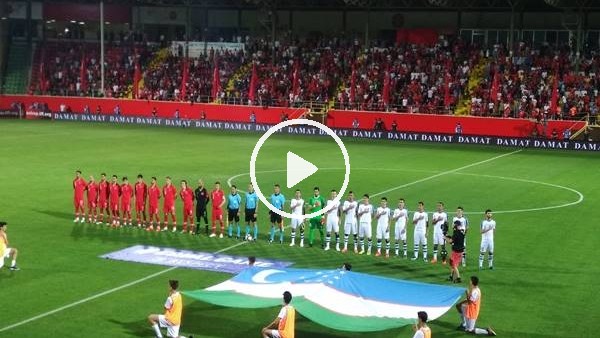 Türkiye - Özbekistan maçında tribünler