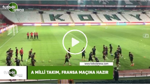 A Milli Takım, Fransa maçına hazır