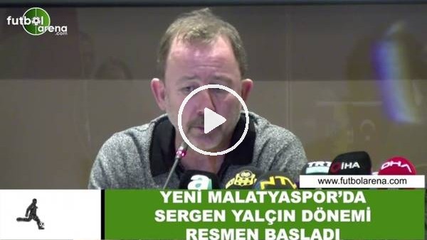 Sergen Yalçın: "7-8 transfer yapmak durumundayız"