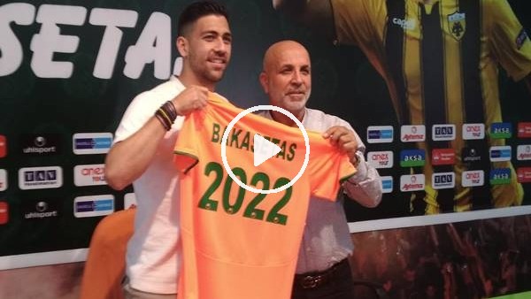 Alanyaspor, Anastasios Bakasetas'ı kadrosuna kattı