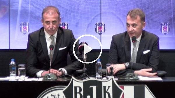 Beşiktaş, Abdullah Avcı için imza töreni düzenledi