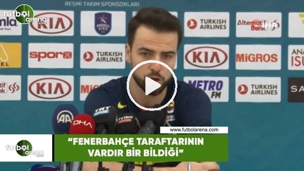 Melih Mahmutoğlu: "Fenerbahçe taraftarının vardır bir bildiği"