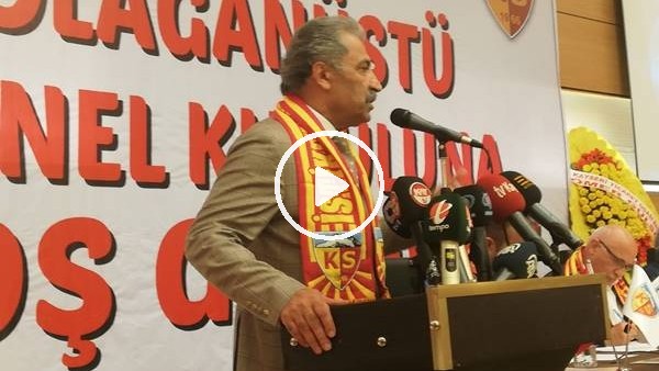 Erol Bedir, Genel Kurul'da tüzük değişikliği istedi