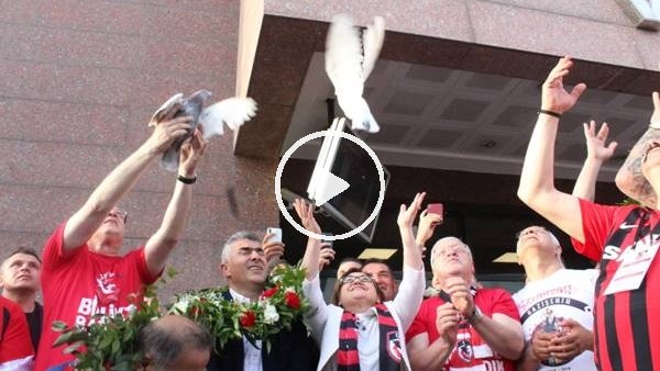 Gazişehir'e muhteşem karşılama