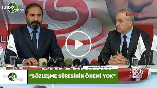 Rıza Çalımbay: "Sözleşme süresinin önemi yok"
