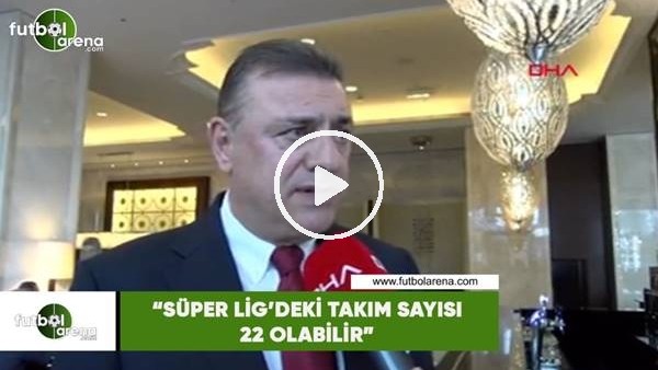 Hasan Kartal: "Süper Lig'deki takım sayısı 22 olabilir"