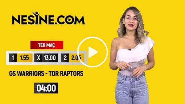Golden State - Toronto Raptors TEK MAÇ Nesine'de!