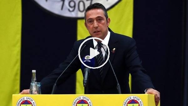 Ali Koç'un Mali Genel Kurulu'ndaki açıklamaları