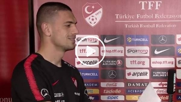 Merih Demiral'ın Özbekistan maçı öncesi açıklamaları