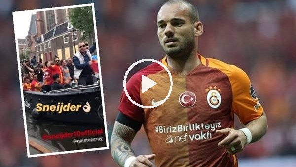 Galatasaray taraftarı Sneijder'in menajeriyle bir araya geldi