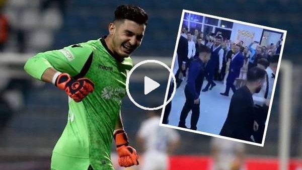 Trabzonsporlu futbolcular Uğurcan Çakır'ın düğününde böyle eğlendi