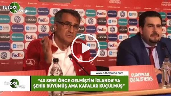 Şenol Güneş: "43 sene önce gelmiştim İzlanda'ya şehir büyümüş ama kafalar küçülmüş"