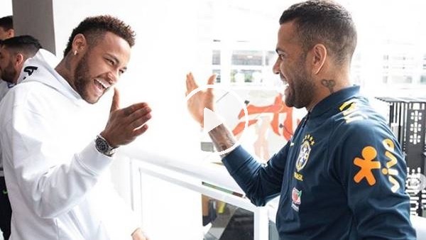 Neymar'dan Milli Takım'a ziyaret