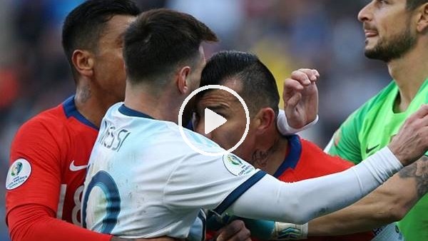 Medel ve Messi kırmızı kart gördü