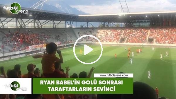 Ryan Babel'in golü sonrası taraftarların sevinci