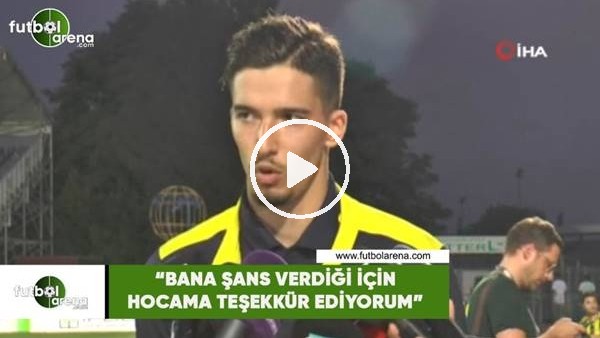 Altay Bayındır: "Bana şans verdiği için hocama teşekkür ediyorum"